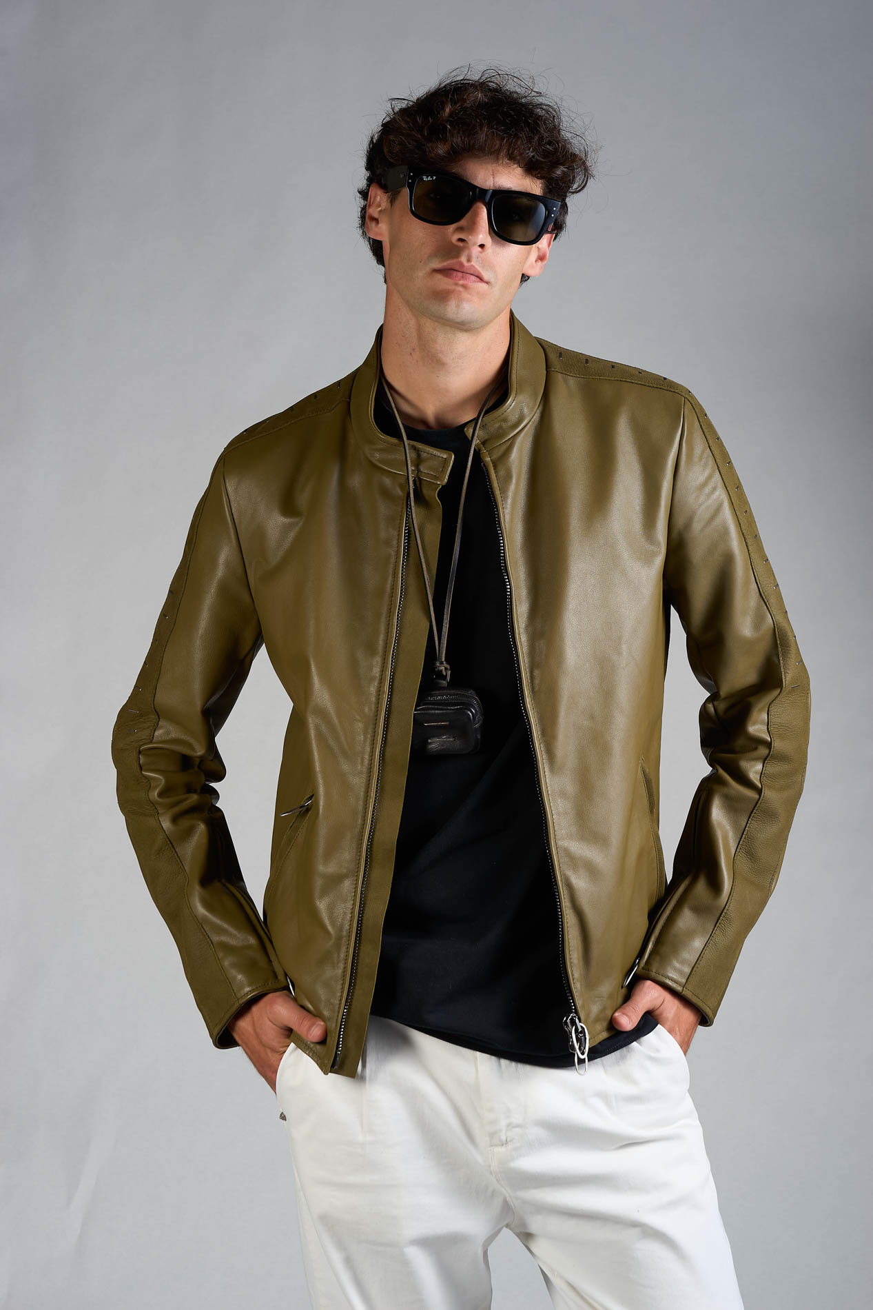 daniele basta leather and silver bags - WEARING